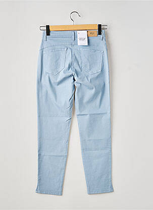 Pantalon 7/8 stretch taille normale bleu EAST DRIVE femme