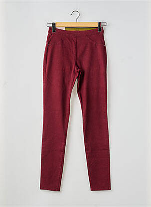 Jegging tissage denim taille normale rouge EAST DRIVE femme