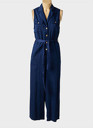 Combi-pantalon poches sans manche bleu AGATHE & LOUISE femme
