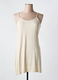 Jupon /fond de robe stretch beige SIGNE NATURE femme