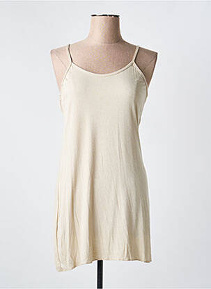 Jupon /fond de robe stretch beige SIGNE NATURE femme
