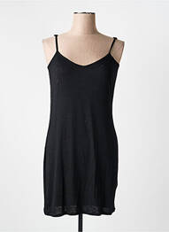 Jupon /fond de robe stretch noir MARBLE femme