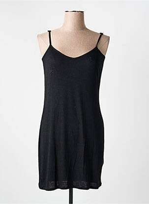 Jupon /fond de robe stretch noir MARBLE femme