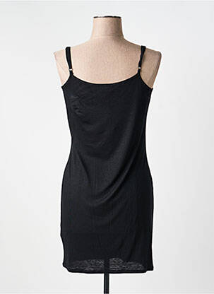 Jupon /fond de robe stretch noir MARBLE femme