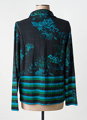 Pull coupe cintrée manches longues bleu AGATHE & LOUISE femme
