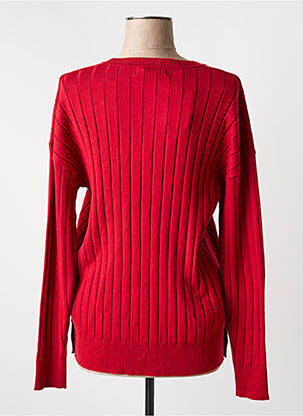 Pull stretch manches longues rouge YES.ZEE femme