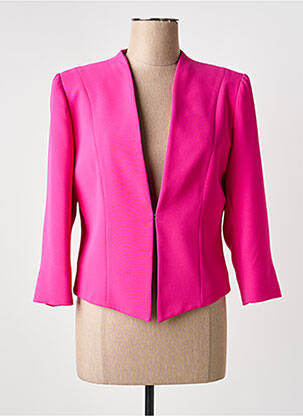 Veste chic tissage crêpe rose MICHAELA LOUISA femme
