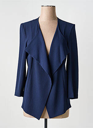 Gilet manches longues manches 3/4 bleu DIAMBRE femme