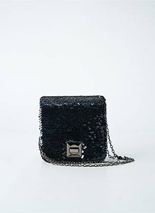 Sac doublure textile forme carré noir VERA MONT femme