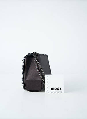 Sac doublure textile forme carré noir VERA MONT femme