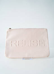 Pochette doublure textile rose RELISH femme
