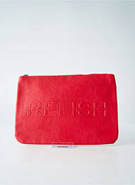 Pochette doublure textile rouge RELISH femme