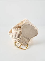 Ceinture  beige SIGNE NATURE femme