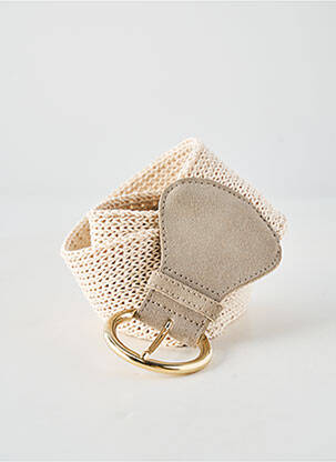Ceinture  beige SIGNE NATURE femme