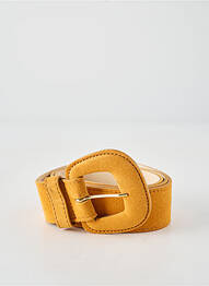 Ceinture coutures renforcées jaune SIGNE NATURE femme
