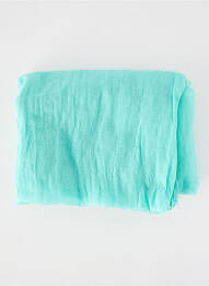 Foulard légère et transparente bleu POUSSIERE D'ETOLE femme