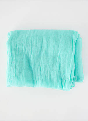 Foulard légère et transparente bleu POUSSIERE D'ETOLE femme
