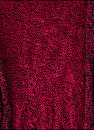 Echarpe stretch rouge FRANK WALDER femme