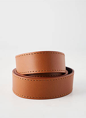 Ceinture coutures renforcées marron SIGNE NATURE femme