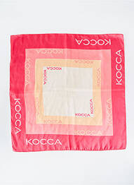 Foulard effet matière satinée rose KOCCA femme