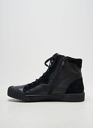 Bottines/boots matière lisse talon plat jusqu'à 3cm noir EMILIE KARSTON femme