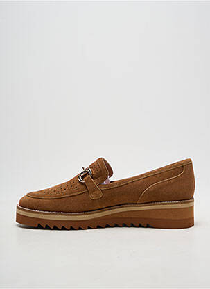Mocassins bout rond talon de 4 à 6cm marron EMILIE KARSTON femme