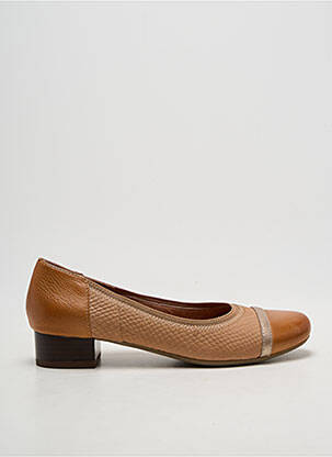 Ballerines type de semelle amortissante talon plat jusqu'à 3cm marron EMILIE KARSTON femme