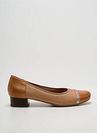 Ballerines type de semelle amortissante talon plat jusqu'à 3cm marron EMILIE KARSTON femme
