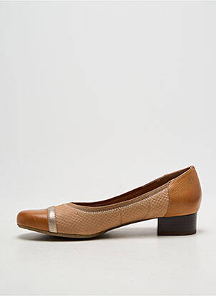 Ballerines type de semelle amortissante talon plat jusqu'à 3cm marron EMILIE KARSTON femme