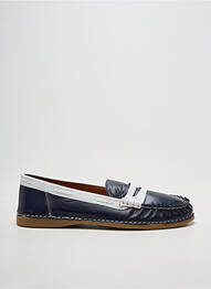 Mocassins voute plantaire talon plat jusqu'à 3cm bleu ALENOA femme