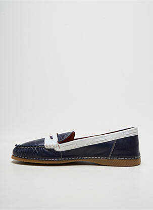 Mocassins voute plantaire talon plat jusqu'à 3cm bleu ALENOA femme