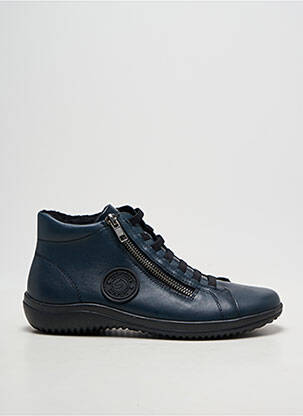 Bottines/boots bout rond talon plat jusqu'à 3cm bleu REMONTE femme