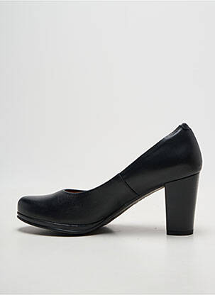 Escarpins tissage satiné talon de 7 à 9cm noir KARSTON femme
