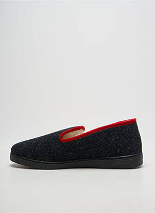 Chaussons/pantoufles bout rond bout rond gris FARGEOT homme