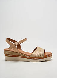 Sandales/nu pieds fermeture bride(s) talon de 4 à 6cm beige EVA FRUTOS femme