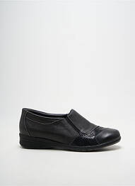 Chaussures de confort tissage satiné talon plat jusqu'à 3cm noir SUAVE femme
