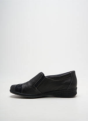 Chaussures de confort tissage satiné talon plat jusqu'à 3cm noir SUAVE femme