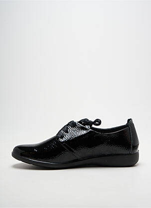 Baskets bout rond talon plat jusqu'à 3cm noir INFINI femme