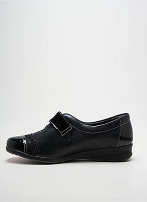 Chaussures de confort bout rond talon plat jusqu'à 3cm noir SUAVE femme
