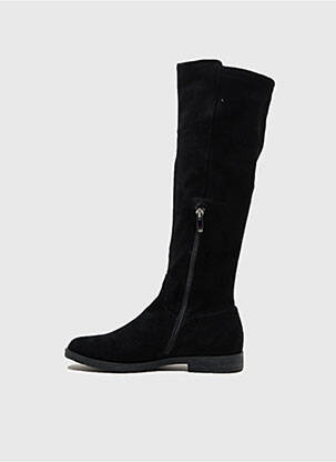 Bottes bout rond talon plat jusqu'à 3cm noir EMILIE KARSTON femme