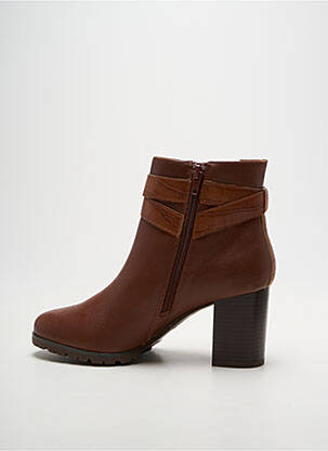 Bottines/boots talon bottier talon de 7 à 9cm marron EMILIE KARSTON femme