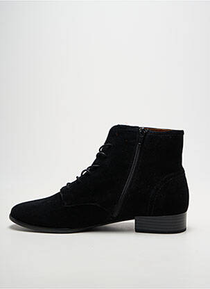 Bottines/boots nubuck talon plat jusqu'à 3cm noir EMILIE KARSTON femme