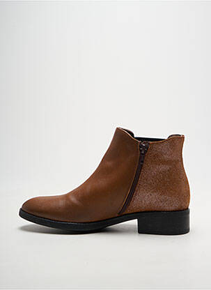 Bottines/boots talon bas talon plat jusqu'à 3cm marron PATRICIA MILLER femme
