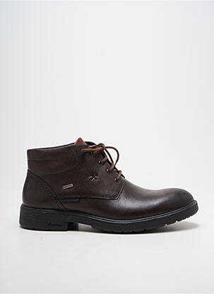 Bottines/boots  talon bas marron FLUCHOS homme