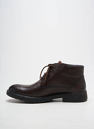 Bottines/boots  talon bas marron FLUCHOS homme