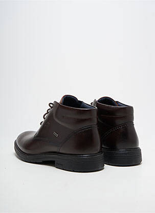 Bottines/boots  talon bas marron FLUCHOS homme