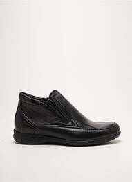 Bottines/boots fermeture zippée bout rond noir FLUCHOS homme