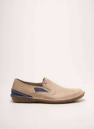 Slip ons voute plantaire bout rond beige ON FOOT homme
