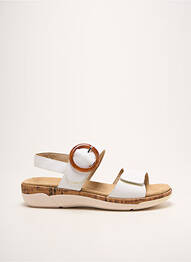 Sandales/nu pieds bout ouvert talon de 4 à 6cm blanc REMONTE femme