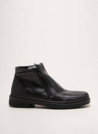 Bottines/boots fermeture zippée talon bas noir ARIMA homme